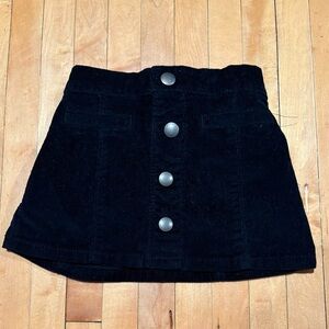 Old Navy Toddler Corduroy Button Front Mini Skirt